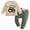 outfits001-Green, variant on NOLDARES Toddler Boy Girl Clothes 2 Piece Long Sleeve Cute Print Crewneck Sweatshirt Sweatpants Casual Fall Winter Outfits Set Size:12-18 M,Green