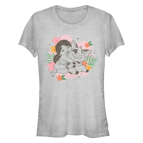 Junior's Moana 2 Simea and Pua  Graphic T-Shirt