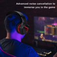 thumbnail image 2 of Auriculares gamer con cable FNSHIP 3,5 mm con micrófono, bajos y sonido envolvente, 2 of 7