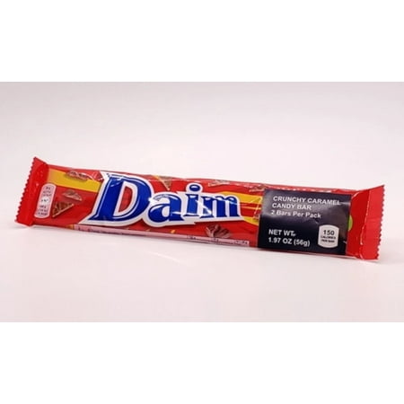 Mondelez Daim Crunchy Caramel Bar 2 Bars Per Pack, 1.97 Oz. ( Pack Of 6.)