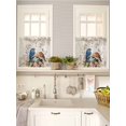 thumbnail image 5 of Birds Floral 2 Panel Kitchen Curtains for Small Windows, Farmhouse Vintage Pink Flower Leaf Bathroom Tier Curtain, Short Window Treatment for Bedroom/Living Room 55"x24", 5 of 6