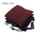 thumbnail image 2 of Pañuelo cuadrado de bolsillo a rayas para hombre, pañuelos de algodón, bufandas de negocios, bufandas sólidas informales, trajes de alta calidad, 2 of 4