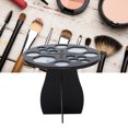 thumbnail image 3 of Makeup Brush Drying Rack, 14 Holes Multifunctional Makeup Brush Holder, Collapsible Makeup Brush Holder, Makeup Brush Dryer Stand, Acrylic Brush Holder Stand Tree Tray Support, 3 of 8
