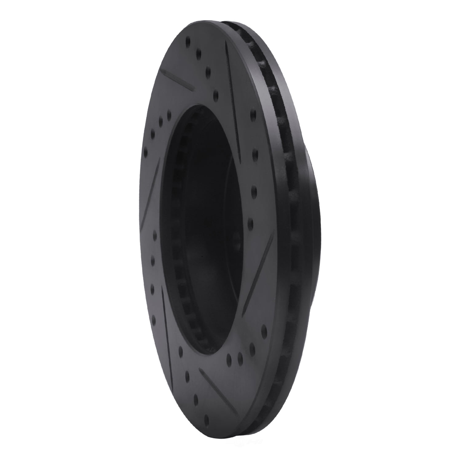 Dynamic Friction Company 633-59015L DFC Brake Rotor - Drilled And Slotted - Black