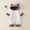 White, variant on Toddler Baby Cute Bear Onesie 2026 Fashion Infant Newborn Boy Girl Fleece Full Zip Warm Cozy Snowsuit Winter Hooded Jumpsuit Navy 18-24 Months