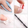 thumbnail image 2 of 100 Pieces Mini Outdoor Cable Clips with Adhesive Tape Self Adhesive Cable Clips, 2 of 5