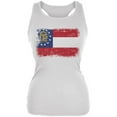 thumbnail image 1 of Born and Raised Georgia State Flag Juniors Soft Tank Top White MD, 1 of 1