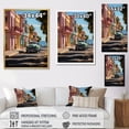 thumbnail image 4 of Designart "Cienfuegos: The Southern Cuban Gem II" Cuba Floater Framed Wall Art Prints, 4 of 5
