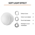 thumbnail image 3 of Modificador de difusor de flash Diffusion Dome Godox ML-CD15, 3 of 9