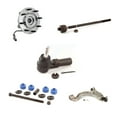 thumbnail image 1 of Transit Auto Front Left (Driver Side) Hub Bearing Link kit Lower Control Arm with Ball Joint and Outer Inner Tie Rod End Kit (5Pc) for Car 2000-2005 Cadillac DeVille Heavy Duty Brakes K7T-111480, 1 of 2