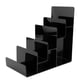 thumbnail image 1 of 1pc Maquillaje Rack Organizador de billetera Soporte de polvo prensado Estante de múltiples capas (Negro), 1 of 5