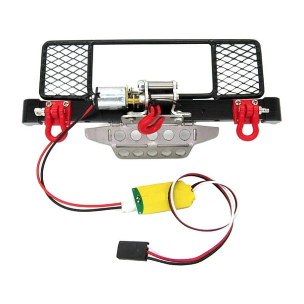 Front Bumper with Winch Tow Hook Control Wire Protection Plate D90 D99S Car Climbing Parts Acc