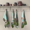 thumbnail image 5 of Easter Cute Rabbit Kitchen Dish Towel Set,Drying Kitchen Towels Tea Towels Gift Set for Drying Cleaning Cooking Baking 1Pcs Wash cloth, 5 of 7