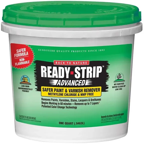 Sunnyside Back to Nature Ready-Strip Advanced Paint & Varnish Remover, 1 Quart