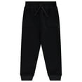 thumbnail image 2 of Stitch Stone Boys 3 Pack CVC Fleece Joggers, Soft, Comfortable, and Durable Sweatpants JETBK, Sizes 10/12, 2 of 4