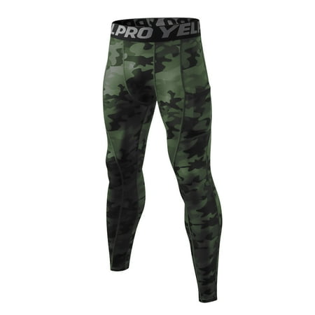 

Odeerbi Clearance Sports Pants for Men Shapewear Bodysuit Stretch Leggings Trousers Breathable Quick-drying Wicking Fitness Pants Camouflage