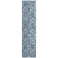 thumbnail image 3 of SAFAVIEH Brentwood Braelyn Damask Runner Rug, Navy/Light Gray, 2' x 8', 3 of 9