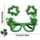 thumbnail image 3 of Gafas de Sol Verdes con Tréboles Del Día de San Patricio, Montura Festiva para Fotos y Celebraciones., 3 of 6