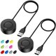 thumbnail image 1 of Cargador compatible con Garmin Vivoactive 3, 4, 4S, 5, Fenix 5, 5S, 5X, Fenix 6, 6S, 6X, Venu 3 y Venu Sq Music (paquete de 2) 3.3, 1 of 4