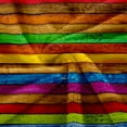 thumbnail image 6 of Rustic Barn Door Blanket Colorful Rainbow Throw Farmhouse Wooden Decor Gifts for Women Kids Girls Men Husband Wife Birthday Soft Plush Throw 50"x60", 6 of 6