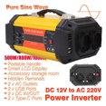 thumbnail image 3 of Inversor de onda sinusoidal pura, pantalla LCD digital 500W 12V A 220V Inversor Para Vehículos Y Botes, 3 of 7