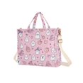 thumbnail image 7 of FORMRS Womens Corduroy Tote Bag Crossbody Shoulder Handbag with Pocket, Pink Halloween, 7 of 7