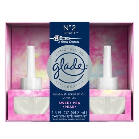 Scent Refill - Glade Scented Oil Plug In Refill, Sweet Pea Pear, 2 Count