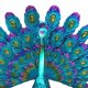 thumbnail image 4 of Esculturas de animales de pavo real esculturas de arte de hierro impermeables para patio interior al aire libre Hugtrwg  Para estrenar, 4 of 5