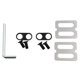 thumbnail image 4 of SelfLocking Pedal Cleat Set for System Mountain Bikes Assorted Color Steel Easy Install 1 Set, 4 of 5