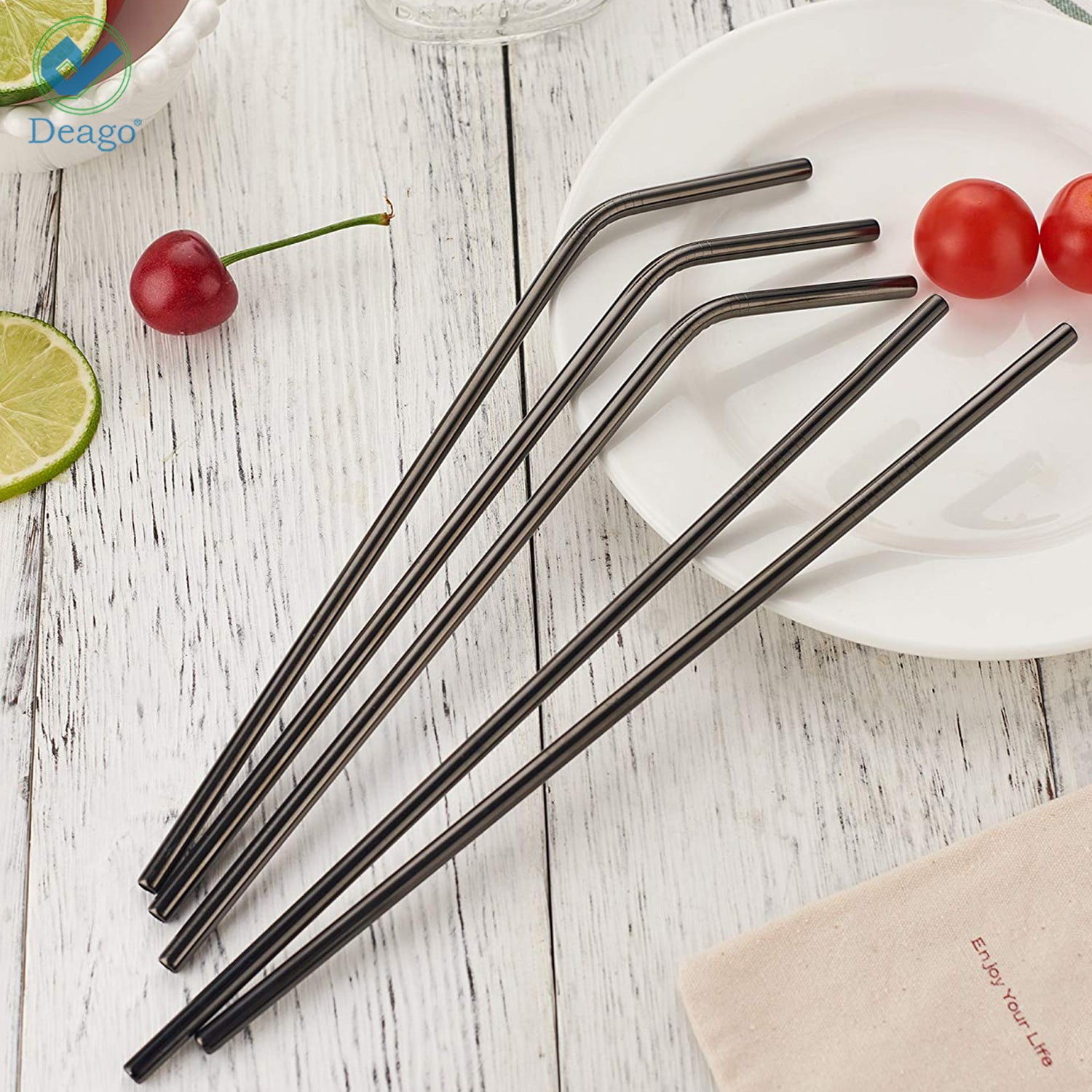 ENDURANCE® STAINLESS STEEL STRAWS — Kiss the Cook