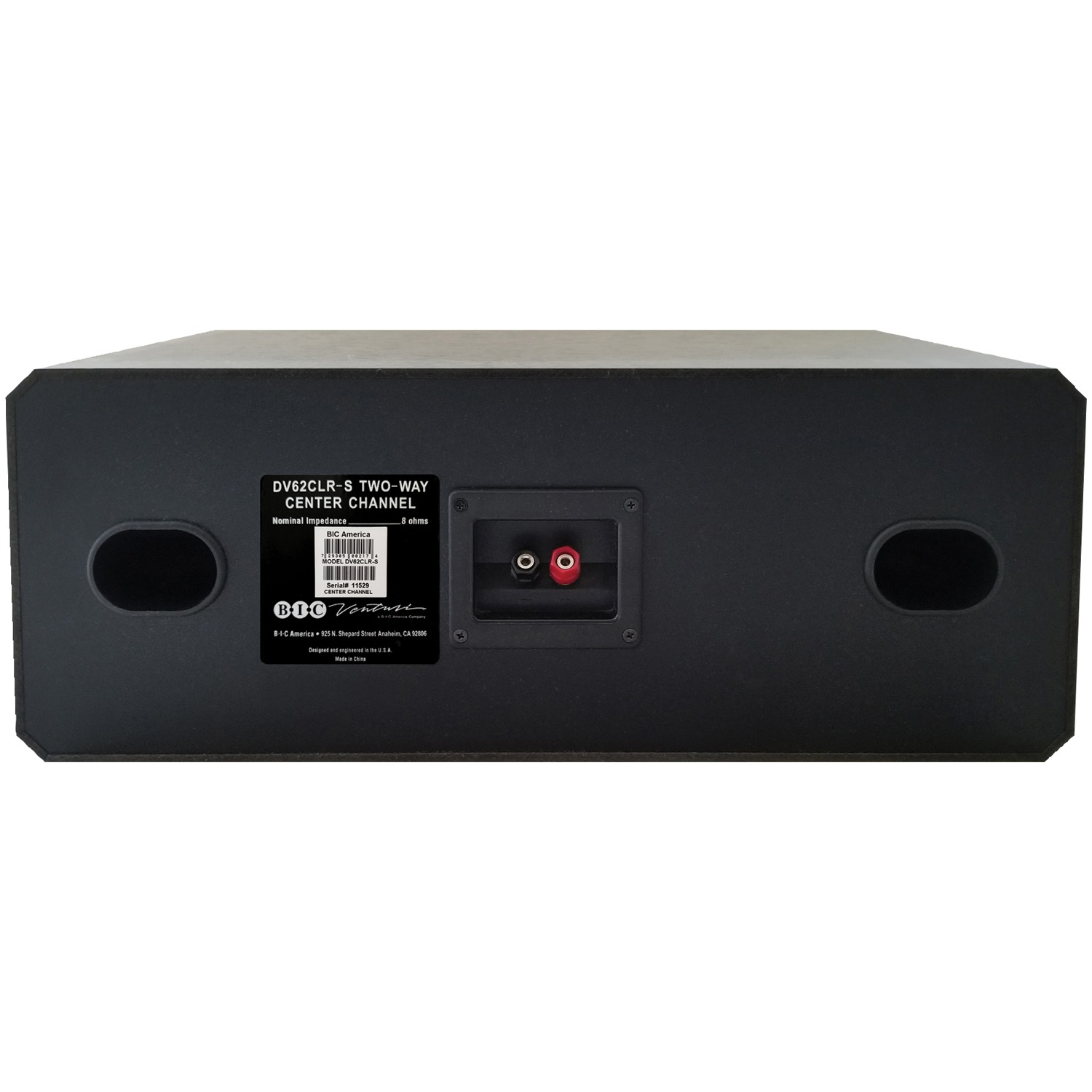 Bic America Dv62clr-s 175-watt 2-way 3-driver 6.5-inch Center Channel Speaker - image 4 of 4
