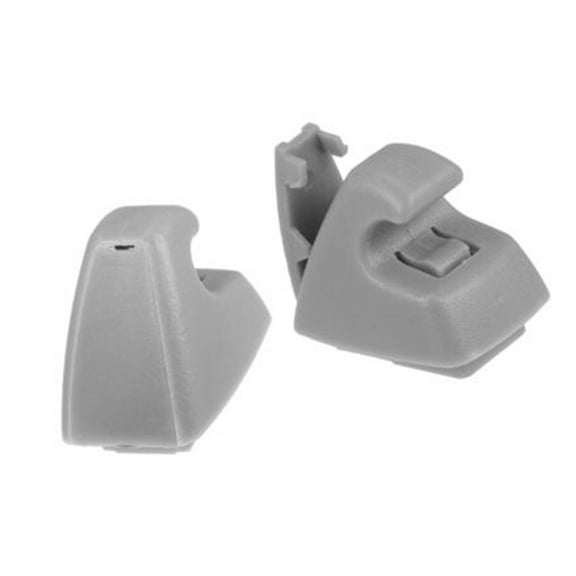 Furulu Pair Car Gray Sun Visor Retainer Support Clip For Chevy Silverado 15882854
