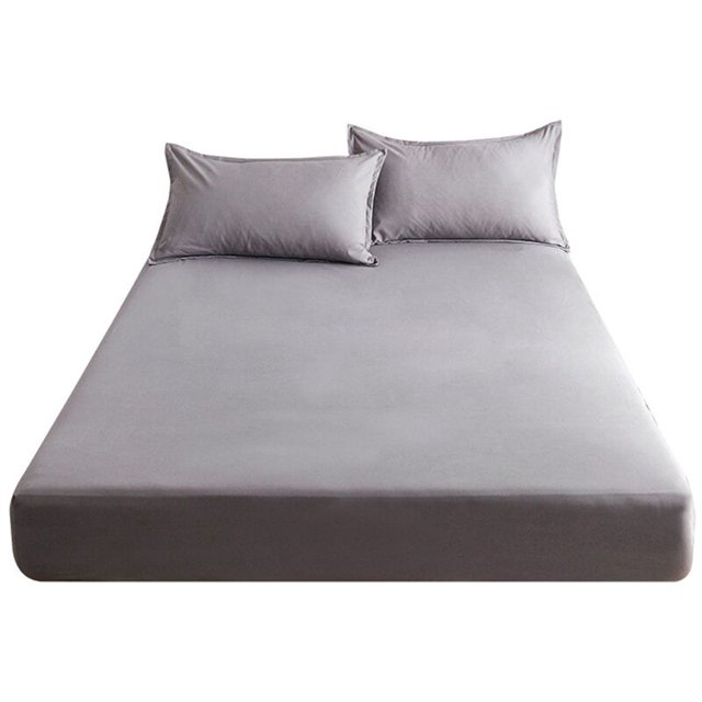 Sábana ajustable de algodón con bandas elásticas Fundas de colchón ajustables antideslizantes para cama individual grande doble, 180 cm