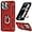 Red, variant on 12 Pro Case for iPhone 12 Red Phone Case iPhone 12 Pro Case for Girl Men,with Magnetic Car Mount Kickstand,for iPhone 12/iPhone 12 Pro 6.1" Red