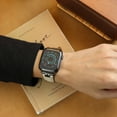 thumbnail image 5 of TECH CIRCLE for Apple Watch 42mm 44mm 45mm 49mm Leather Band Men Women, Vintage Genuine Wristband Replacement Strap for iWatch Ultra2 Ultra SE2 SE Series 9 8 7 6 5 4 3 2 1,Beige, 5 of 5