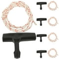 5pcs Attic Ladder Pull Cord Garage Door Pull Rope with Handle for