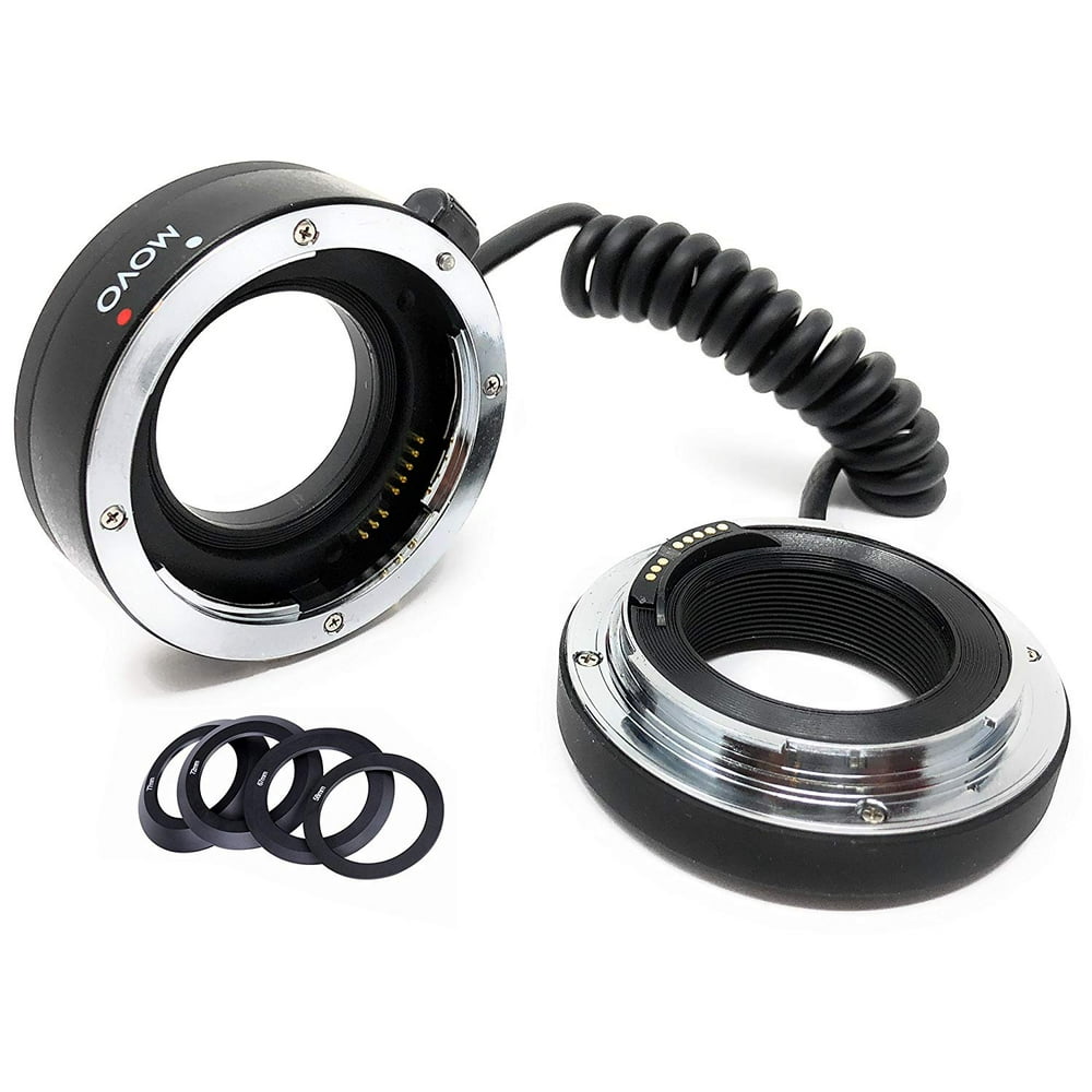 Movo AF Chrome Reverse Mount Macro Lens Converter for Canon EOS 80D