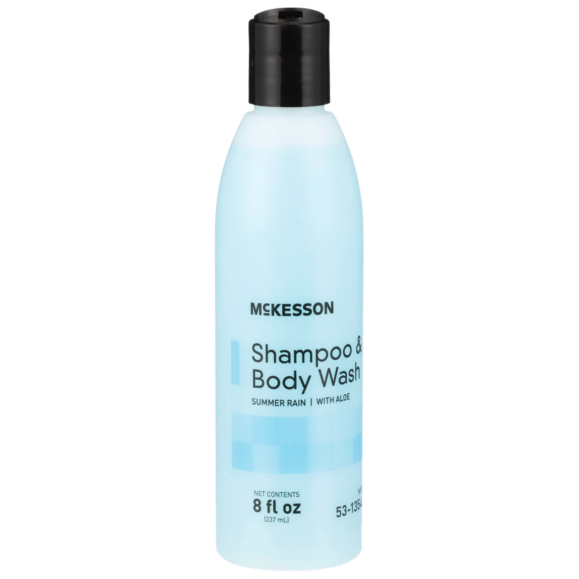 McKesson Scented Shampoo and Body Wash, Rain Scent, 8 oz Squeeze Bottle, Case of 48