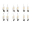 thumbnail image 2 of (12 bulbs) Sylvania LED Chandelier Light Bulb, B10, Medium Base, 40 watt equivalent, Dimmable, Soft White LED Light Bulb, 2 of 4
