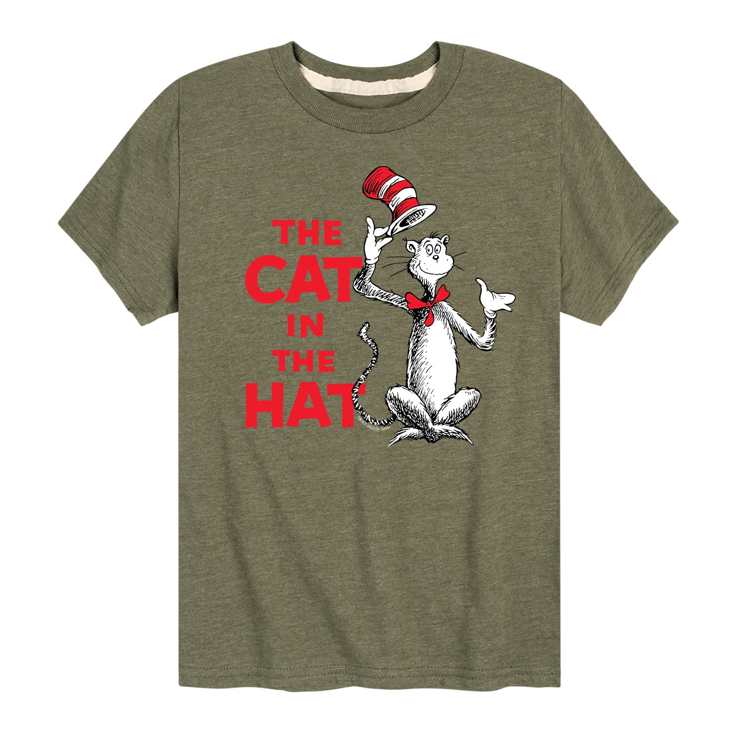Dr. Seuss Cat In The Hat Toddler And Youth Short Sleeve Graphic T