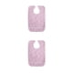 thumbnail image 4 of Babero para adultos Vogacara 2piezas Rosado algodón estampado lavable y transpirable, 4 of 5