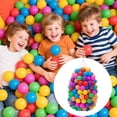 thumbnail image 4 of YWIYIUD 50Pcs Soft RainbowBall PitBalls with Storage Net Bag Reusable BallPit Play Tent Pool Water Toys CrushProof 2.2" Bright Colors OceanBalls for Birthday Playhouse,Tent,or Playpen, 4 of 6