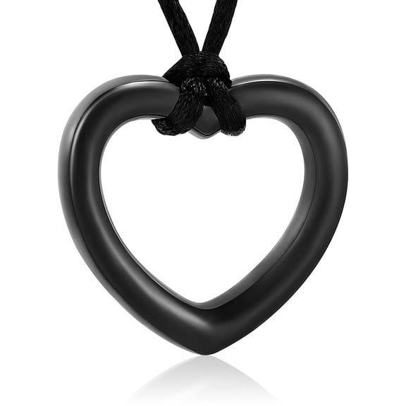 Heart Urn Necklace for Ashes - Memorial Cremation Jewelry for Ashes Urn Locket for Ashes