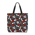 thumbnail image 1 of Cauagu Sacs Fourre-Tout pour Femmes Filles, Sac Grande Capacité Réutilisable pour Courses avec Poches Intérieures, 1 of 7