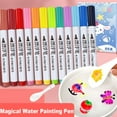thumbnail image 6 of Floating 4/8/12 Colors Magic Ceramic Spoon Early Education Toys Magical Water Painting Pen Colorful Mark Pen Whiteboard Markers Doodle Pen 12 COLORS WITH SPOON, 6 of 8