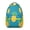 Yellow-66, variant on Hawaiian Pineapple Print School Backpack with Tropical Exotic Fruit Yellow Golden Summer Flowers for Elementary Use