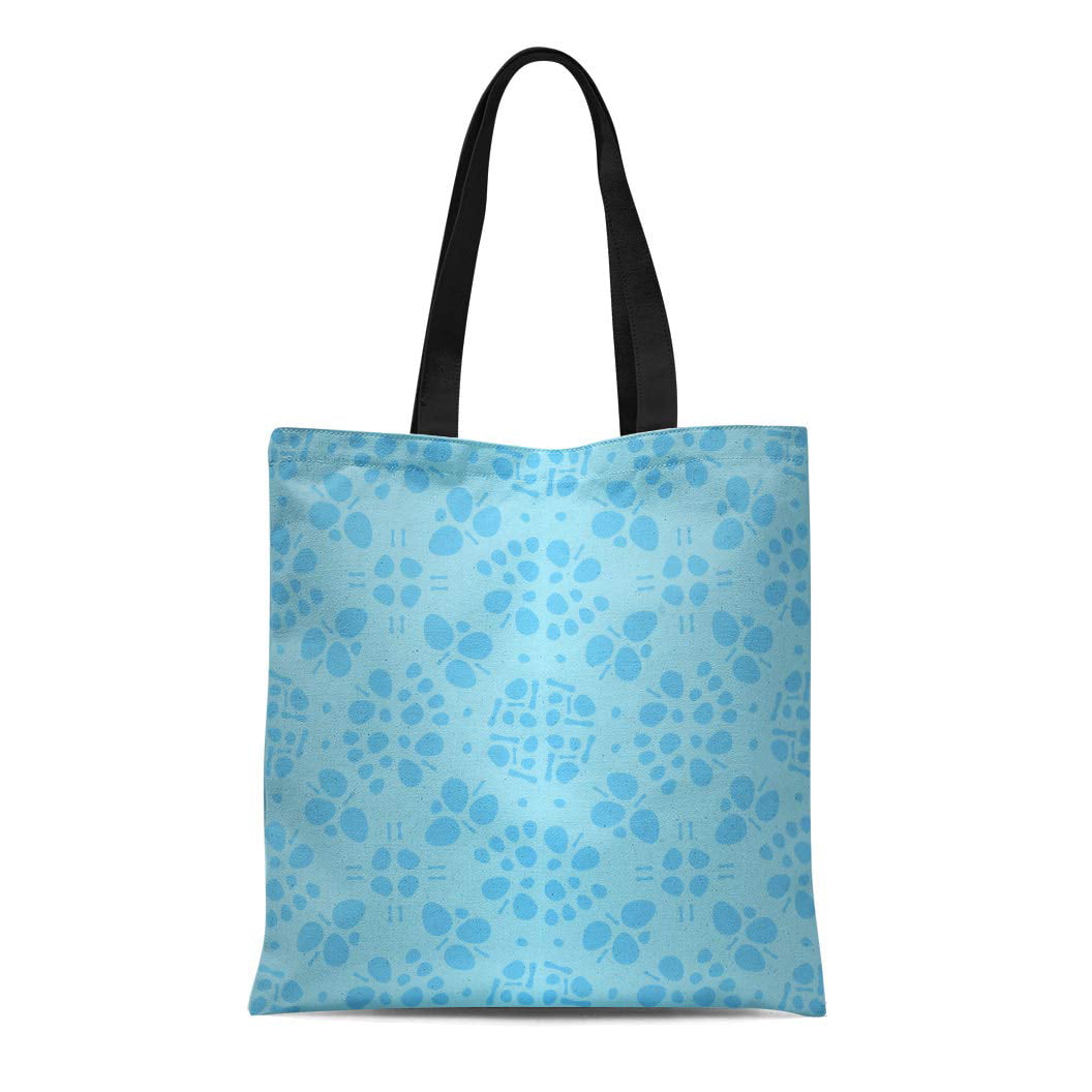 ASHLEIGH Canvas Tote Bag Plain Light Blue in Organic Cells Complicated ...