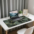 thumbnail image 4 of Klonfd Large Pad Desk Mat With Leaf Print For Home Gaming And Study 400x900mm Rubber Keyboard Pad Home & Pad Nice Edge Thick Desk Mat Laptop Slip, 4 of 6