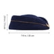 thumbnail image 5 of Gorra de azafata de azafata del sombrero de la azafata del aire de las mujeres de LUOEM para el funcionamiento musical del cosplay del traje - talla M (azul marino), 5 of 5