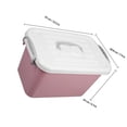 thumbnail image 2 of unbranded Caja Plástica Rosa Multifuncional Para Almacenamiento Con Ideal Para Organizar Bloques Y Objetos Pequeños, 2 of 7